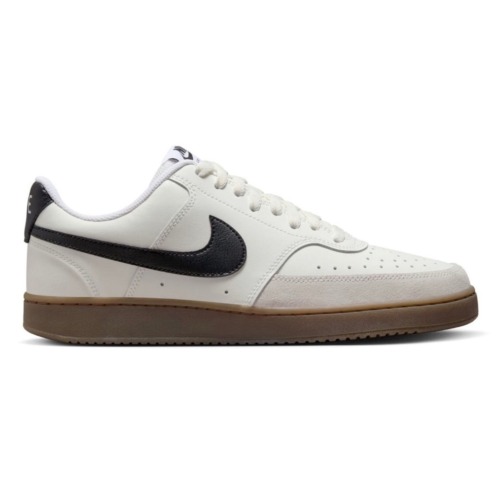 Nike Court Vision Low Premium Men's Athletic Casual Shoes Sneakers White/Mocha